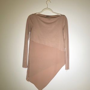 Zara nude top